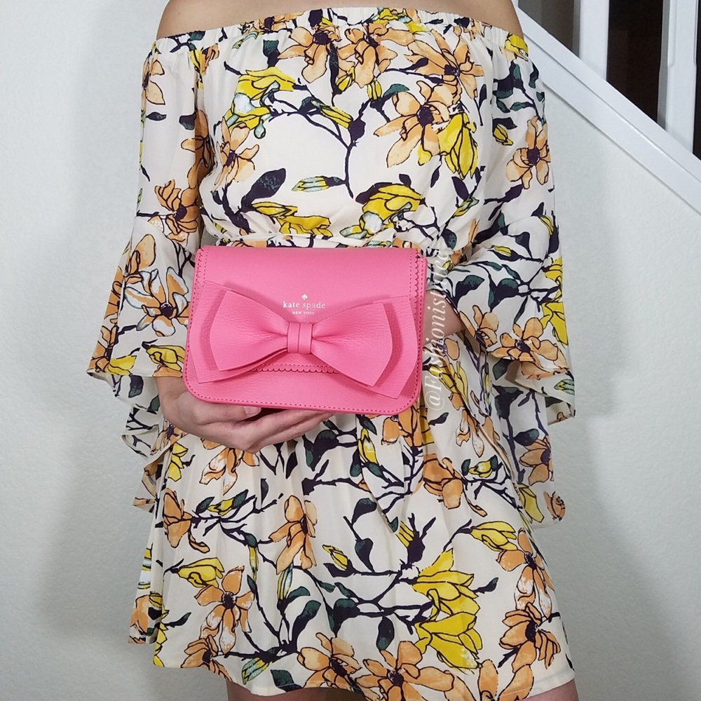NWT KATE SPADE HANNI VANDERBILT PINK CROSSBODY BAG - Picture 4 of 7
